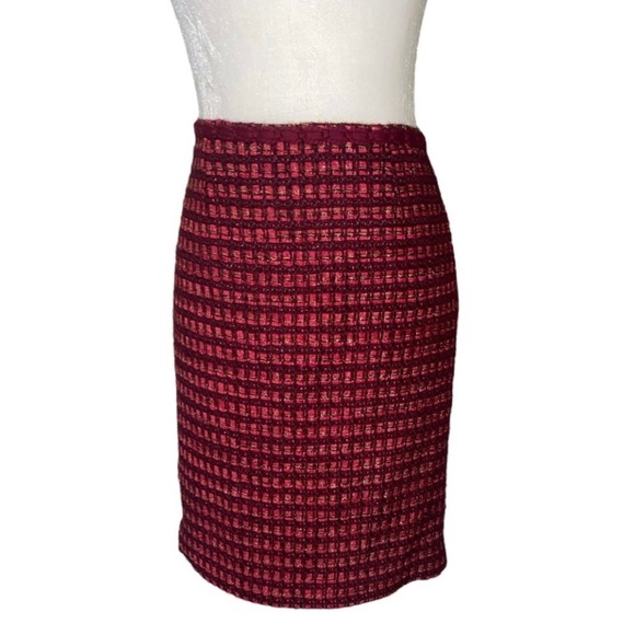 Tory Burch Dresses & Skirts - Tory Burch | Victory Plaid Tweed Pencil Skirt - Size 6